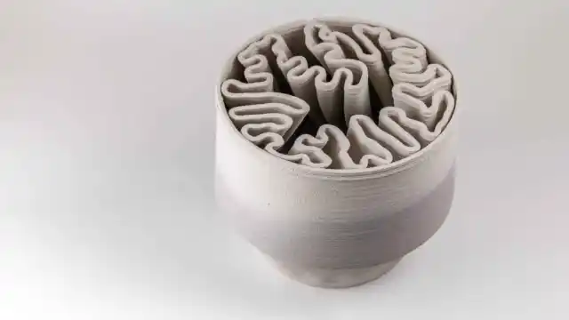 El interior del aire acondicionado impreso en 3D