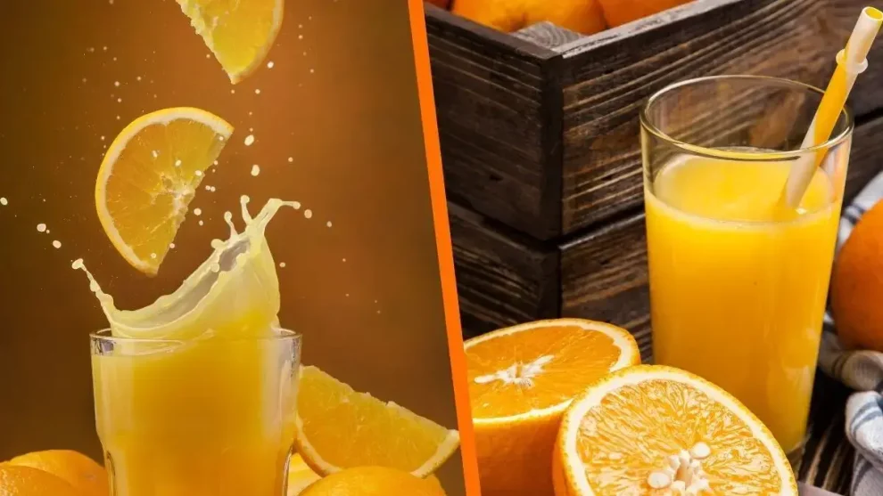 Jugo de naranja envasado