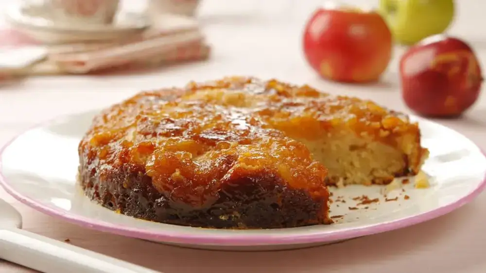 Receta torta avena y manzana