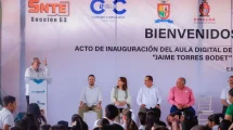 Inaugura aula digital en el ejido La Presita