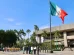 izamiento por el 214 aniversario de la muerte de Miguel Hidalgo