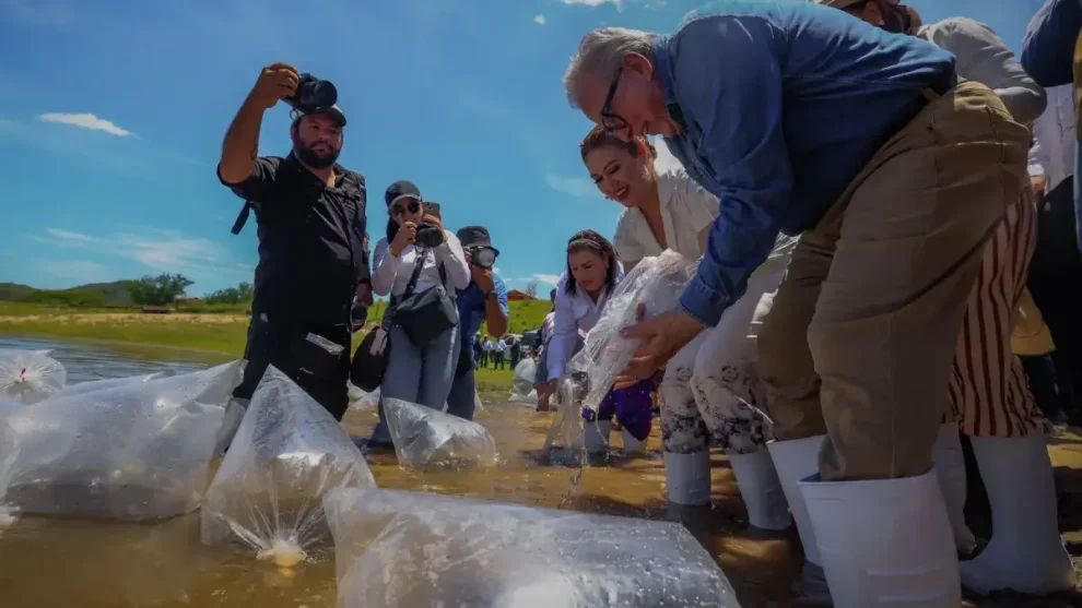 Pesca comercial y deportiva con 24.5 millones de alevines