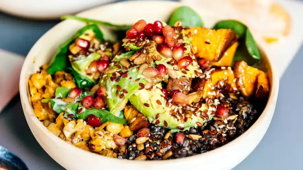 Vegetano bowl desayunos para ganar músculo