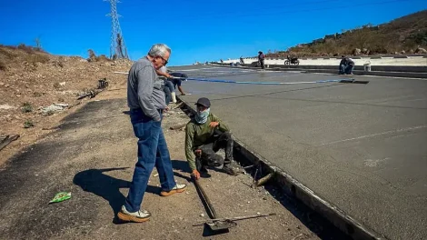 Avance del 60 por ciento del enlace Agricultores con la Costerita