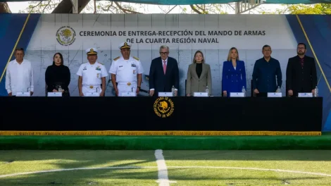 Ceremonia de entrega-recepción del mando Cuarta Región Naval