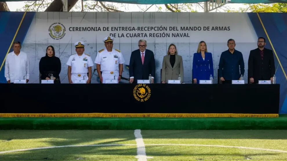 Ceremonia de entrega-recepción del mando Cuarta Región Naval