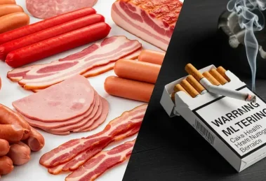 Carnes igual que cigarrillos