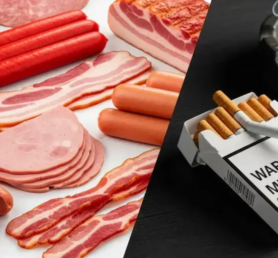 Carnes igual que cigarrillos