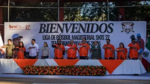 Inauguración Liga de Béisbol Magisterial SNTE 27 temporada 25 – 26