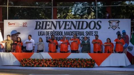 Inauguración Liga de Béisbol Magisterial SNTE 27 temporada 25 – 26