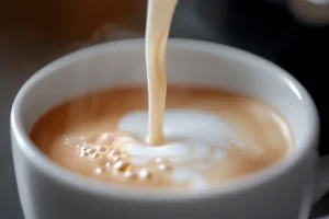 Tasa de café con leche