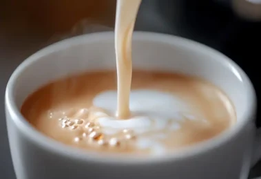 Tasa de café con leche