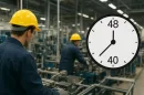 Trabajadores reloj 40 horas