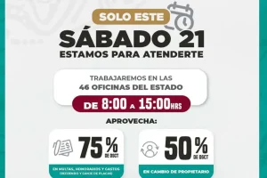 Oportunidad para regularizarte con grandes descuentos del SATES