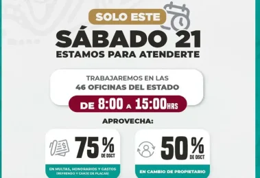 Oportunidad para regularizarte con grandes descuentos del SATES