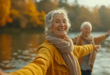 longevidad envejecimiento personas mayores calma