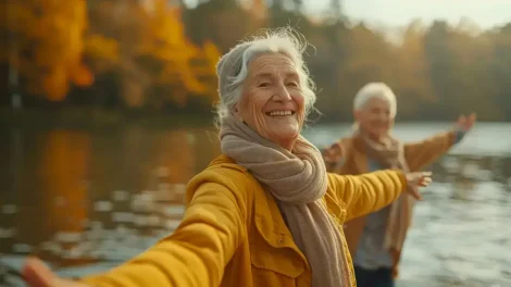 longevidad envejecimiento personas mayores calma