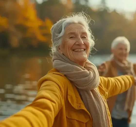 longevidad envejecimiento personas mayores calma