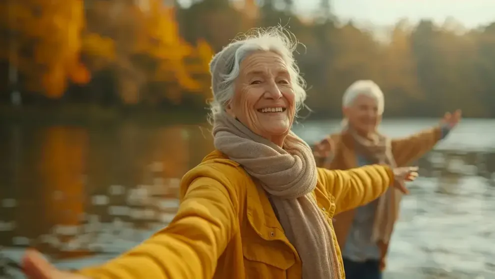 longevidad envejecimiento personas mayores calma