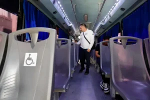 Realizan inspectores operativo de verificación de unidades