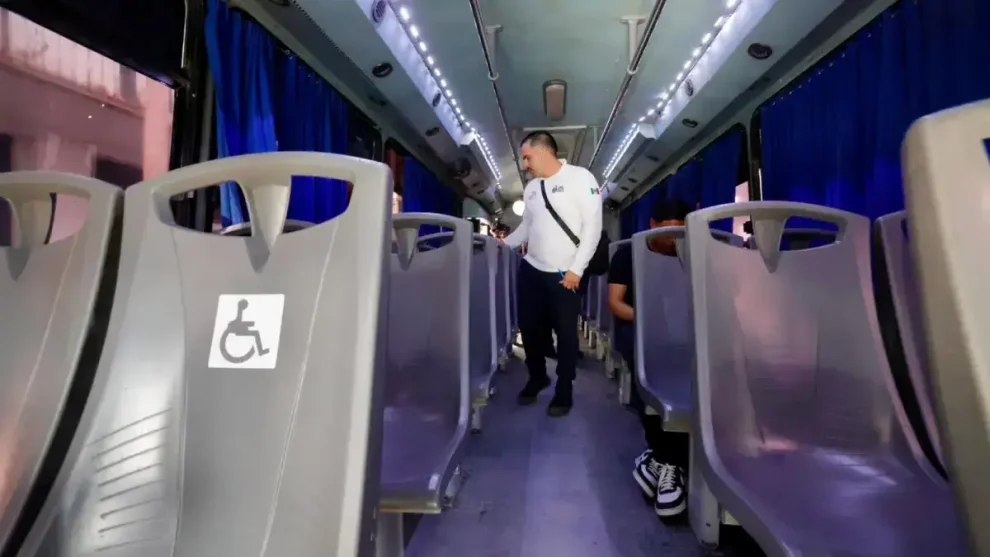 Realizan inspectores operativo de verificación de unidades