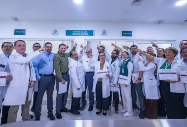 Reconocimientos a personal médico de trasplantes