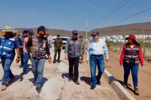 Supervisión por el enlace del boulevard Agricultores