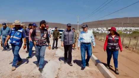 Supervisión por el enlace del boulevard Agricultores