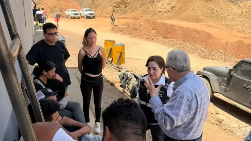 Visita nuevamente mina Santa Fe en Rosario