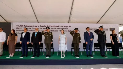 Ceremonia conmemorativa de la Batalla de Puebla