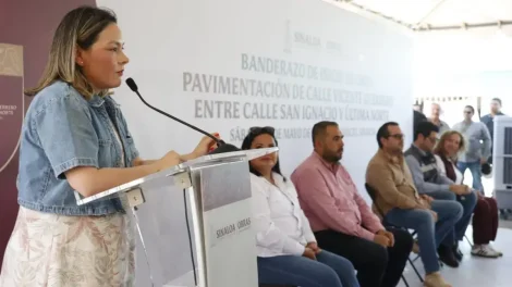 Gobernadora Yeraldine inaugura e inicia obras en San Ignacio