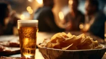 Alcohol provoca antojos de patatas fritas y pizza