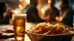 Alcohol provoca antojos de patatas fritas y pizza