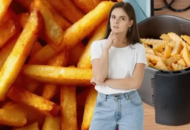 Papas a la francesa freidora de aire