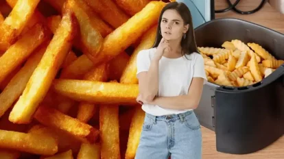 Papas a la francesa freidora de aire