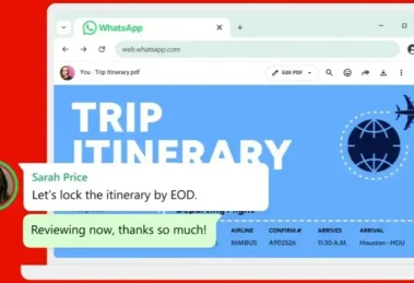 WhatsApp ahora abre y edita PDFs