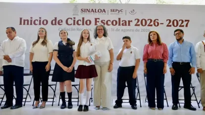 En Sinaloa se educa para la paz al inicio del ciclo escolar 2026-2027